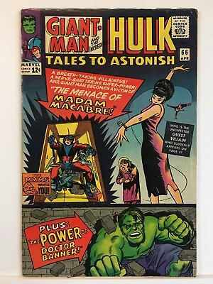 Buy TALES To ASTONISH 66 (Marvel Comic 4/65) Steve Ditko & Stan Lee, HULK Vs LEADER • 28.11£