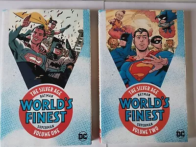 Buy The Sliver Age Batman N Superman Worlds Finest Volume 1 & 2 Rare Trade Paperback • 37.50£