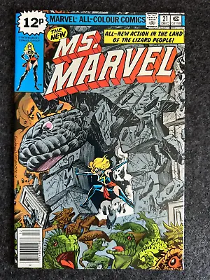 Buy Ms MARVEL #21 ***FABBY COLLECTION*** GRADE NM+ • 24.95£