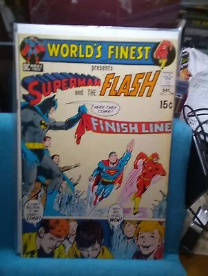 Buy World's Finest #199, Superman's 3rd Flash Race, 1970 • 23.53£