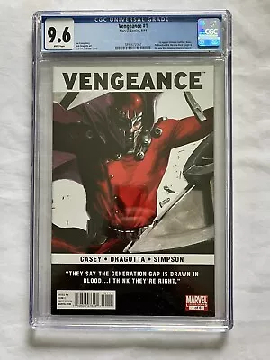 Buy Vengeance - 1 Marvel - 1st App. America Chavez, Mako, Ultimate Nullifier CGC 9.6 • 98.83£
