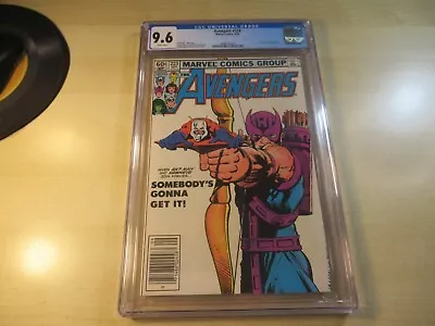 Buy Avengers #223 Cgc 9.6 White Pages Newsstand Hawkeye Antman Cover Taskmaster • 150.22£