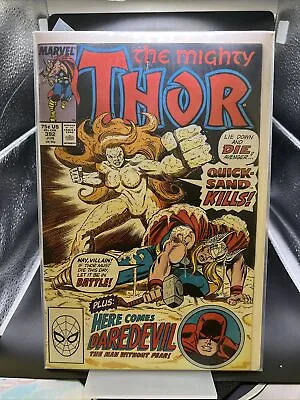 Buy Marvel Comics 1988 The Mighty Thor #392 1st Appearance Of Quicksand Read Desc. • 10.72£