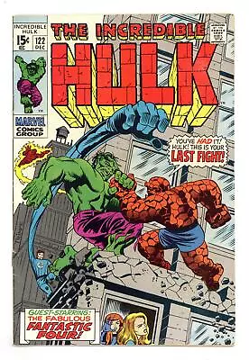 Buy Incredible Hulk #122 VG 4.0 1969 • 34.16£