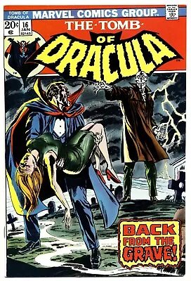 Buy TOMB OF DRACULA #16 VF/NM, Gene Colan Art, Marvel Comics 1973 • 63.25£