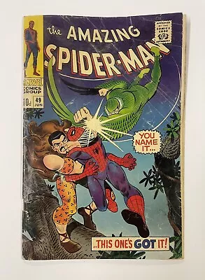 Buy Amazing Spider-man #49. June 1967. Marvel. G+. Kraven The Hunter! Vulture! Uk! • 30£