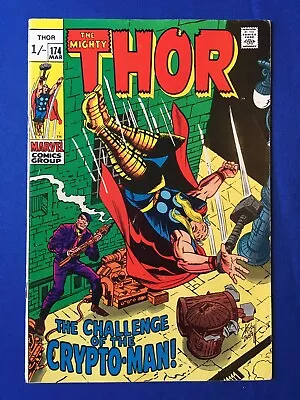Buy The Mighty Thor #174 FN/VFN (7.0) MARVEL ( Vol 1 1970) Kirby. (2) • 23£
