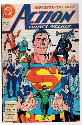 Buy Action Comics Weekly 601 - 1989 - Superman Green Lantern Wild Dog Black Hawk • 0.99£