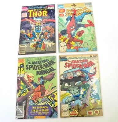 Buy Marvel Annual Comic Book Graphic Novel Lot Amazing Spiderman Thor Volume 1 • 15.97£