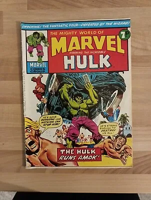 Buy Mighty World Of Marvel # 83. RARE MARVEL UK 1974. 2 X FN+ Bronze Age Comics • 1.50£