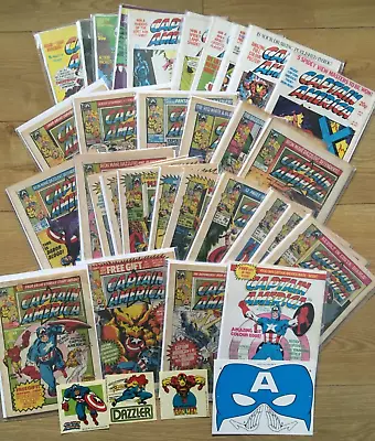 Buy Captain America #1 - 59 Complete Run With 4 X FREE GIFTS (Marvel UK 1981 - 1982) • 170£