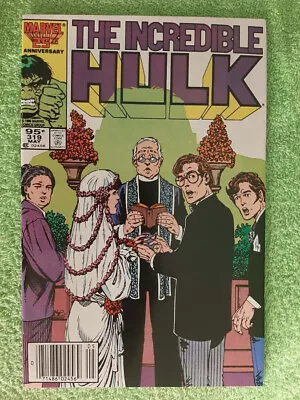 Buy INCREDIBLE HULK #319 NM : NEWSSTAND Canadian Price Variant : RD6297 • 44.23£
