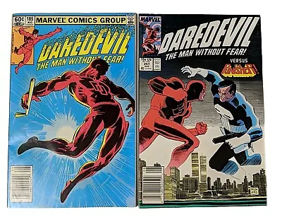 Buy Daredevil Lot 185(Frank Miller)+ 257 Vs The Punisher Newsstand  VF+ • 10.28£