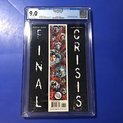 Buy Final Crisis #7 CGC 9.0 1st Appearance Calvin Ellis Black Superman Comic 2009 • 88.34£