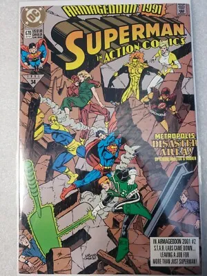Buy Superman In Action Comics #670 Armageddon 1991  (print  Error?)  • 4.69£