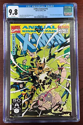 Buy Uncanny X-men Annual #15 Cgc 9.8 Wp Nm/m Marvel 1991 Mike Mignola Cover 🦑 • 75.11£