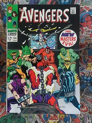 Buy Avengers #54 VF+ Marvel 1st New Masters Of Evil & 1st Ultron Cameo • 109.95£