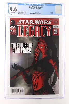 Buy Star Wars: Legacy #0 - Dark Horse Comics 2006 CGC 9.6 Preview Book. 25 Cent Issu • 46.54£