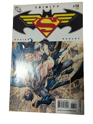 Buy Trinity Batman, Wonder Woman, Superman #13 August 27, 2008 DC  Busiek, Bagley  • 28.99£