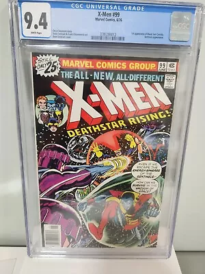 Buy X-Men #99  (1976) - CGC 9.4 WHITE PAGES - 1st Black Tom Cassidy • 313.77£