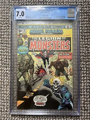 Buy Marvel Premiere #28 1976 7.0 Cgc First Legion Of Monsters Appearance Marvel • 140£