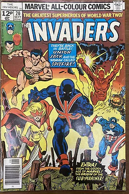 Buy Invaders #20. Sept 1977 1st Full Appearance Of The New Union Jack! Nice Key 🔑 • 24.99£