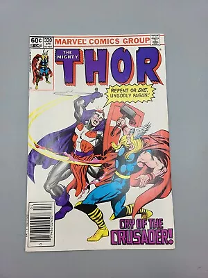 Buy Thor Volume 1 #330 April 1983 The Coming Of The Crusader Marvel Comic Book • 14.24£