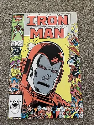 Buy 1986 Iron Man #212 Marvel Comics Copper Age NM/NM- • 3.96£