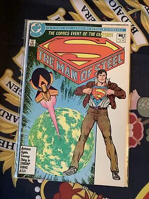 Buy SUPERMAN: THE MAN OF STEEL # 1 Of 6 (DC Comics, Byrne/Giordano, 1988)  • 2.50£