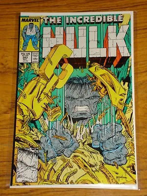 Buy Incredible Hulk #343 Vol1 Marvel Comics Mcfarlane May 1988 • 9.99£