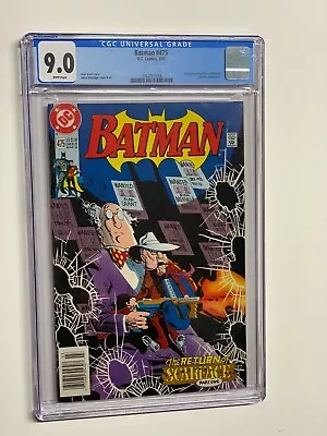 Buy Batman 475 CGC 9.0 WP 1992 DC Comics • 44.17£