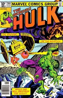Buy Incredible Hulk (1962) # 260 Newsstand (5.0-VGF) 1981 • 6.75£