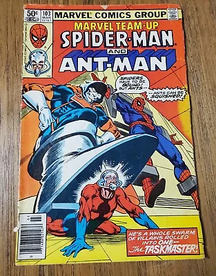 Buy MARVEL TEAM-UP Spider-Man & Ant-Man #103 March 1980 Comics Comic Book • 3.21£