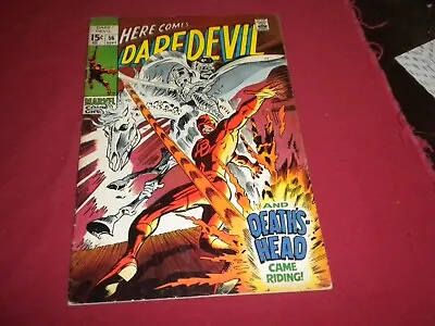 Buy BX6 Daredevil #56 Marvel 1969 Comic 6.0 Silver Age 1ST DEATHS HEAD! SEE STORE! • 22.57£