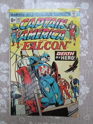Buy Marvel Comic Captain America No 183 Mar 1975 • 9.95£