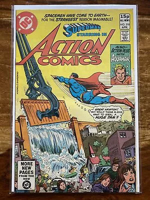 Buy Action Comics 518. 1981. Features Bonus Aquaman Story. Bronze Age Issue. F/VF • 2.99£