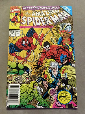Buy The Amazing Spiderman #343, Marvel Comics, 1991, FREE UK POSTAGE • 7.99£