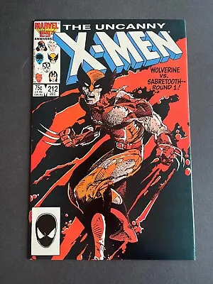 Buy Uncanny X-Men #212 - First Wolverine Versus Sabretooth (Marvel, 1986) NM • 18.47£