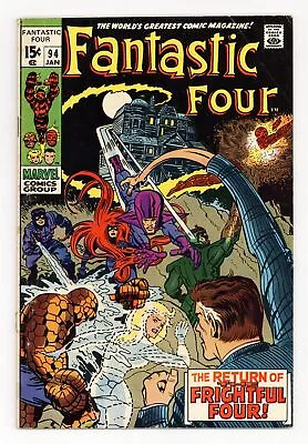 Buy Fantastic Four #94 GD/VG 3.0 1970 • 37.16£
