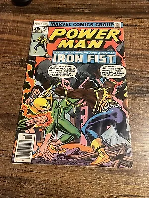 Buy Power Man #48 - First Meeting Between Iron Fist And Power Man (Marvel, 1977) F • 15.99£