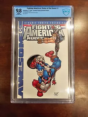 Buy FIGHTING AMERICAN: RULES OF THE GAME #1 (11/97) - DF VARIANT CBCS 9.8 Not CGC • 31.98£