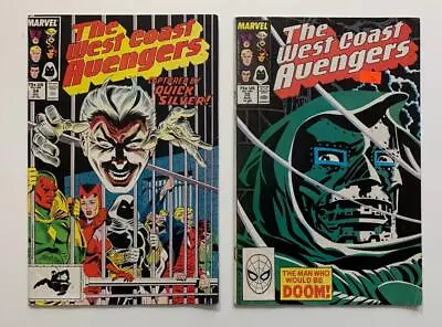 Buy West Coast Avengers #34 & 35 (Marvel 1988) 2 X VG/FN Condition Issues • 12.50£