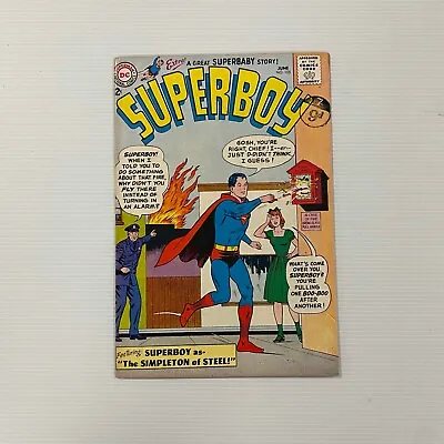 Buy Superboy #105 1963 FN/VF Cent Copy Pence Stamp • 25£