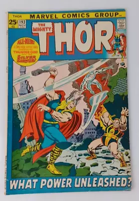 Buy The Mighty Thor # 193 1971 Marvel Bronze Age The Silver Surfer • 31.97£