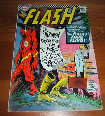 Buy DC Comics The Flash Comic No 159 March 1966 12c USA   The Flash Final Fling!  • 12.66£