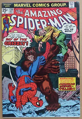 Buy The Amazing Spider-man #139,  Day Of The Grizzly!  • 30£
