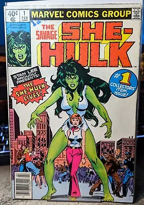 Buy Savage She-Hulk #1 Newsstand Variant Marvel 1980-Combine Ship • 51.25£