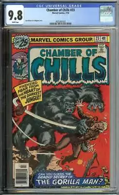 Buy Chamber Of Chills #23 Cgc 9.8 White Pages // Marvel Comics 1976 • 645.29£