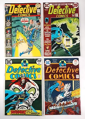 Buy Detective Comics #421 435 437 449 (1972 DC) Batman Comics Lot 1st New Manhunter • 31.53£