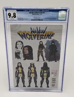 Buy All-new Wolverine #1 Cgc 9.8 David Lopez Variant B 1st Laura Kinney As Wolverine • 138.67£